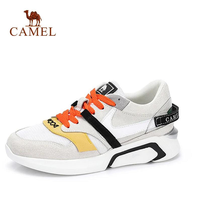 CAMEL/Новинка женские корейские теннисные кроссовки на высокой платформе женская