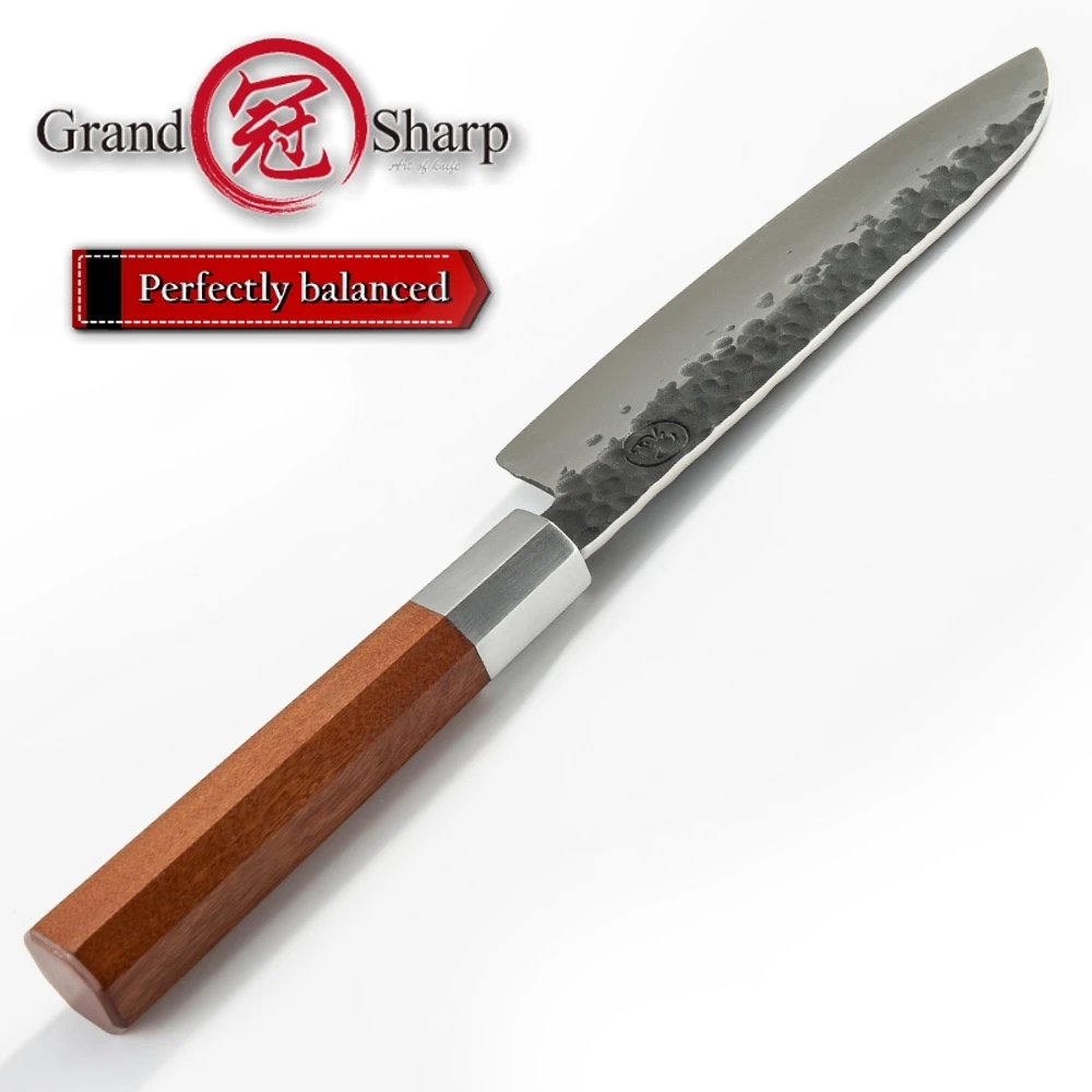 Нож Santoku кухонные японские ножи из высокоуглеродистой стали 7 дюймов для нарезки