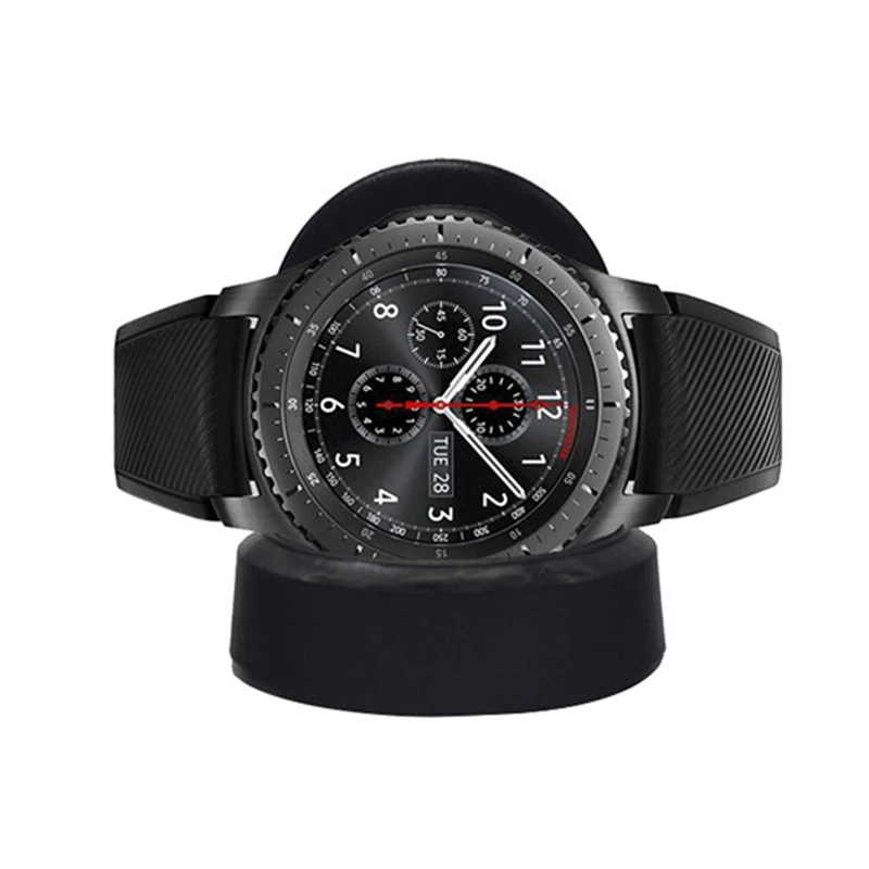 Черный Беспроводной зарядная док-станция Зарядное устройство для samsung Шестерни S3