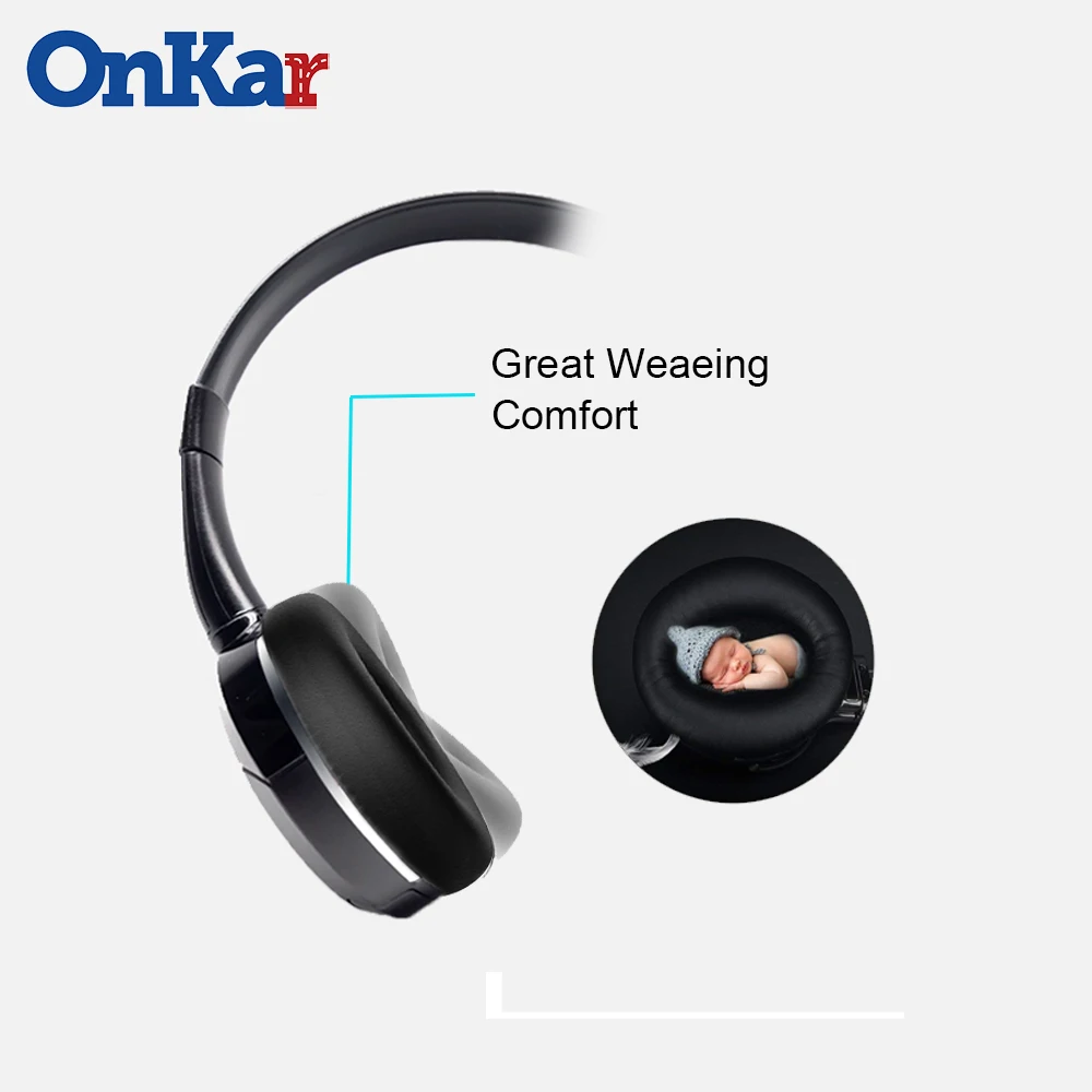 Евсюков Беспроводной наушники Bluetooth подголовник активного шумоподавления Earbus