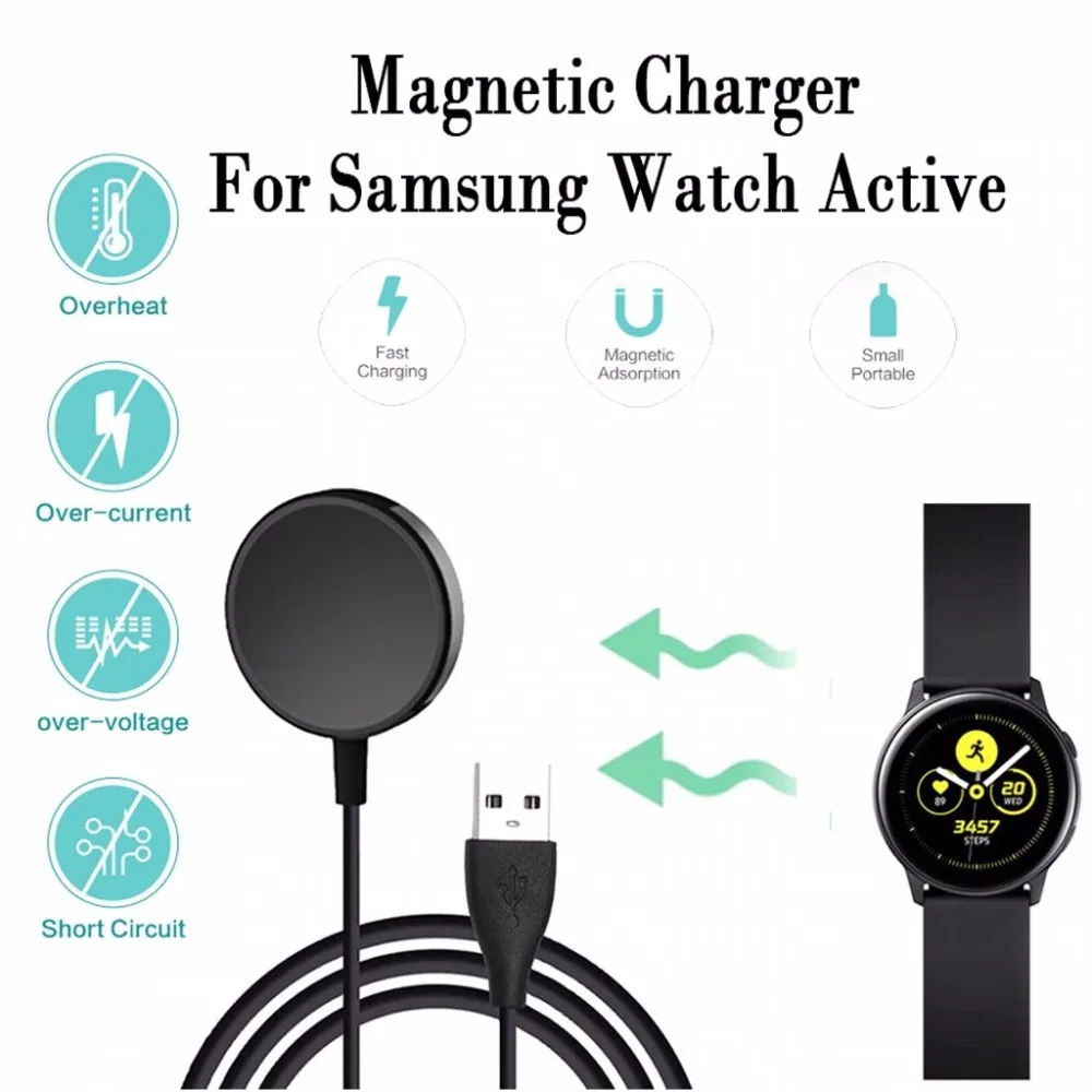 Сменная зарядная док станция для смарт часов USB зарядное устройство samsung Galaxy Watch