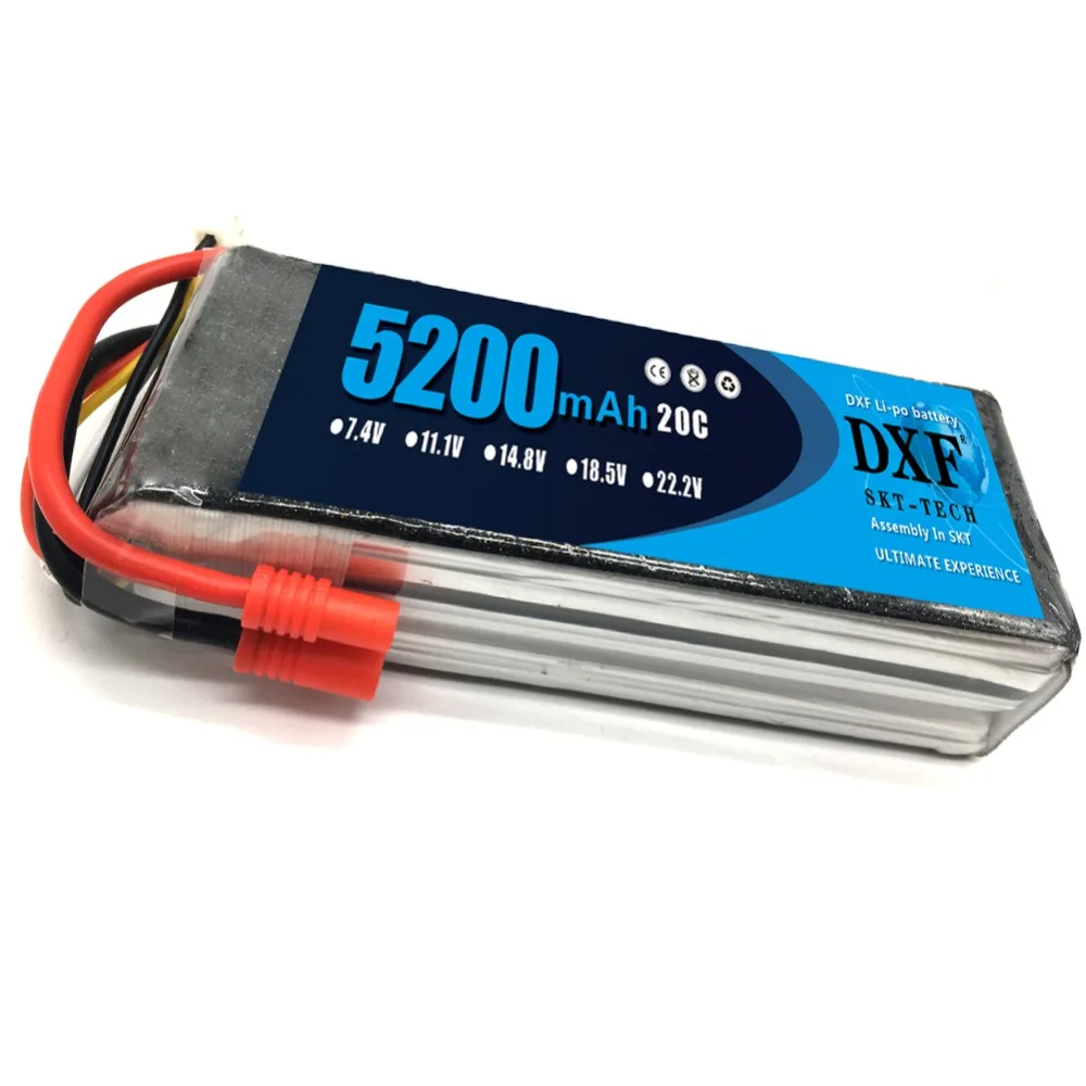 2 шт. 11 1 В 5200 мАч 3S 20C DXF Lipo аккумулятор для Walkera QR X350 PRO RC Drone Quadcopter Запасные Части