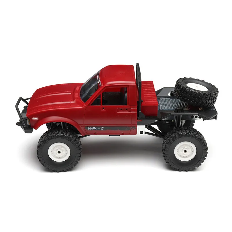 WPL C14 1/16 2 4G 4WD внедорожник RC военный автомобиль Рок Гусеничный грузовик с передним
