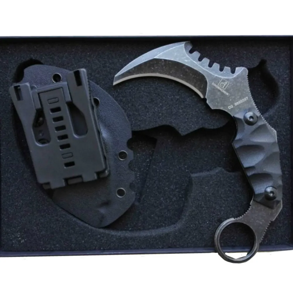 На Открытом Воздухе Тактический Karambit Выживание ножа кемпинга охота коготь ножи