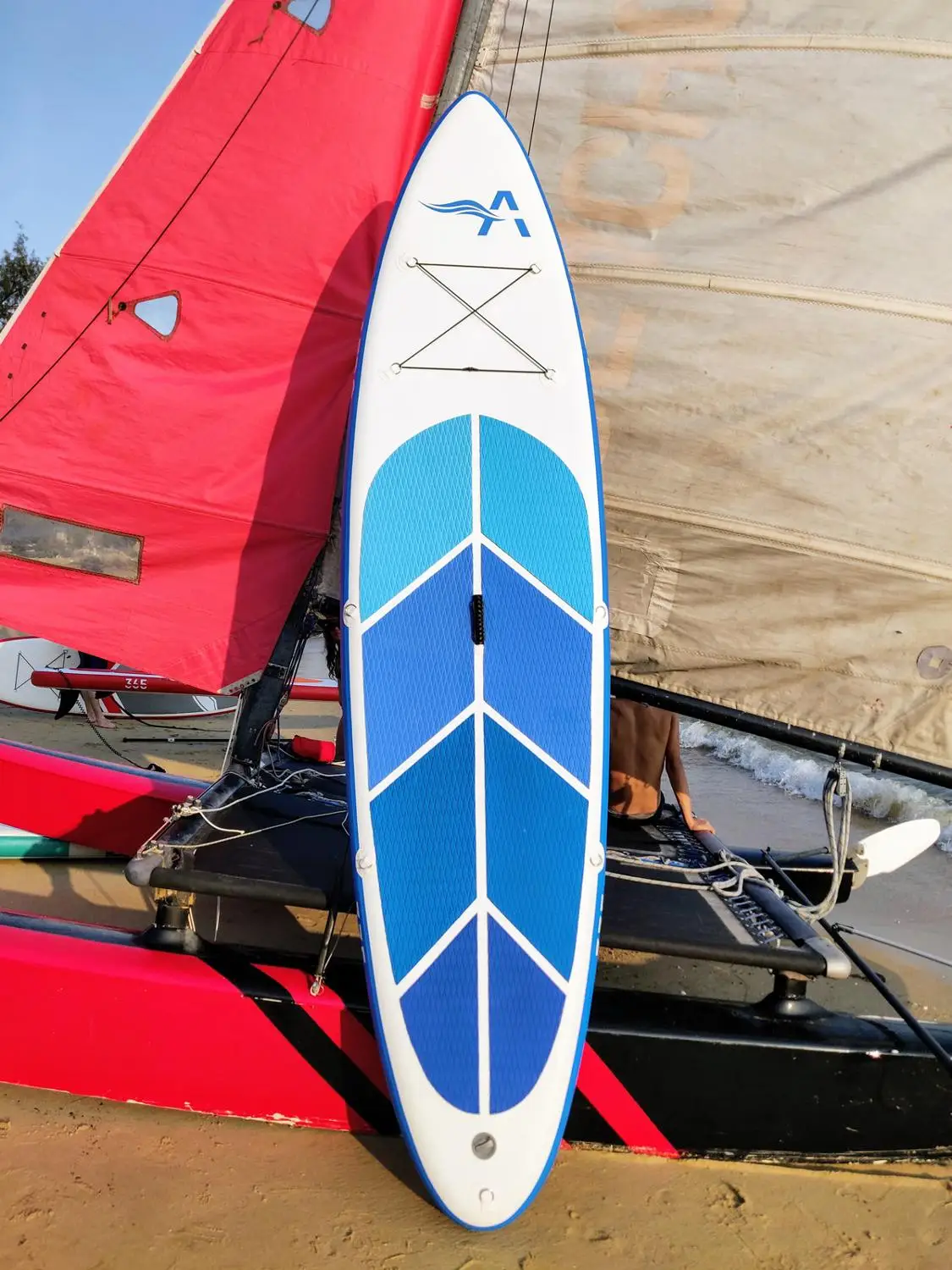 AERO 11 'синий океан iSUP надувной стенд весло доска Sup для серфинга (335x82x15 см)|Серфинг|