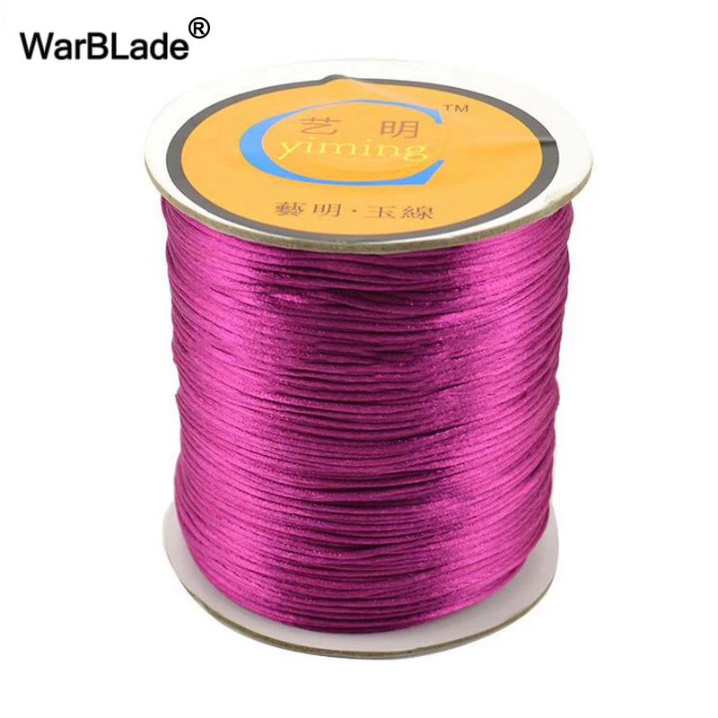 

230m 1.5mm Cotton Cord Nylon Thread Cord Chinese Knot Plastic String DIY Rope Bead Shamballa Bracelet Necklace Jewelry Making