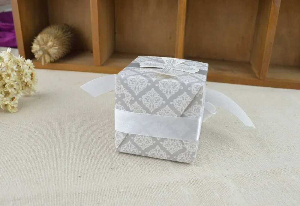 50 шт. платье для первого причастия пользу крест коробка конфет крещение ребенка