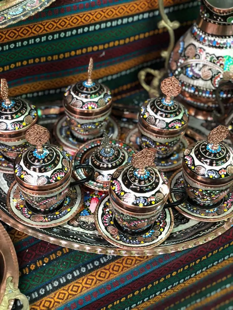 Ручная Выгравированная Турецкая арабский итальянский язык кофейная чашка