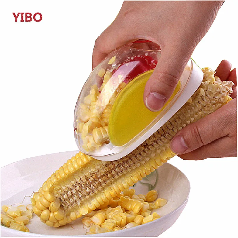 YIBO креативный домашний Пластиковый прибор для чистки кукурузы кухонная утварь