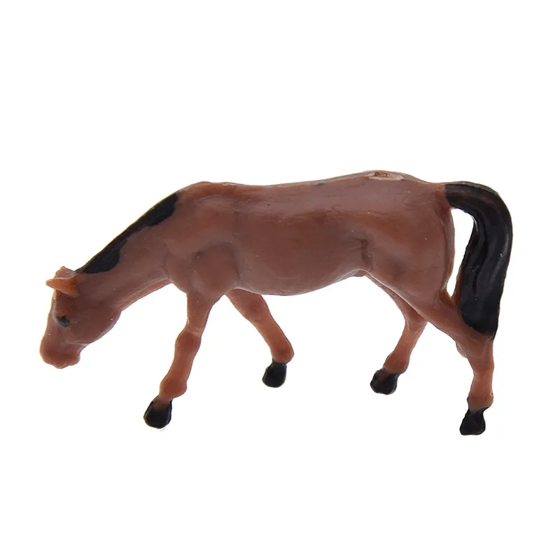 10 шт. модель окрашенные фигурки лошадь пластик случайный статуэтки миниатюрный
