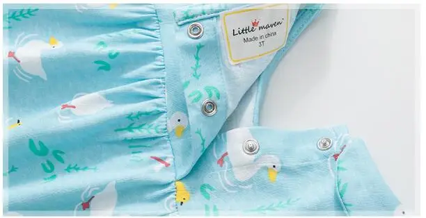 Little maven/комплекты детской одежды г., новая осенняя брендовая хлопковая футболка с длинными рукавами и принтом утки для девочек+ штаны в горошек, 20229