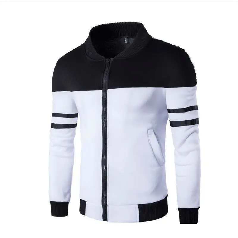 2018 New Mens Sweatshirt Coat Casual Male Jacket Slim Fit Sweatshirts Autumn Winter Bomber Jackets | Мужская одежда
