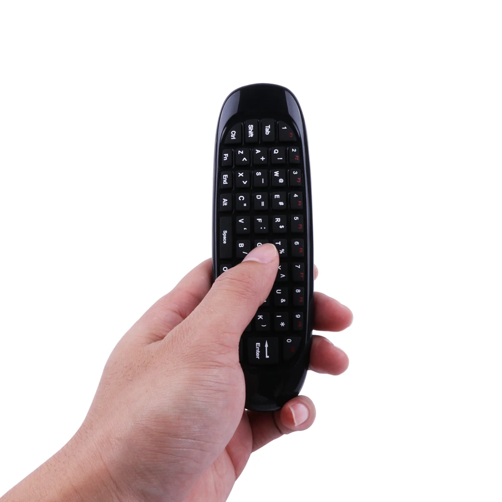 C120 2,4G мини беспроводная клавиатура гироскоп Air Fly mouse универсальный пульт дистанционного управления с usb-приемником для Android tv Box Smart tv