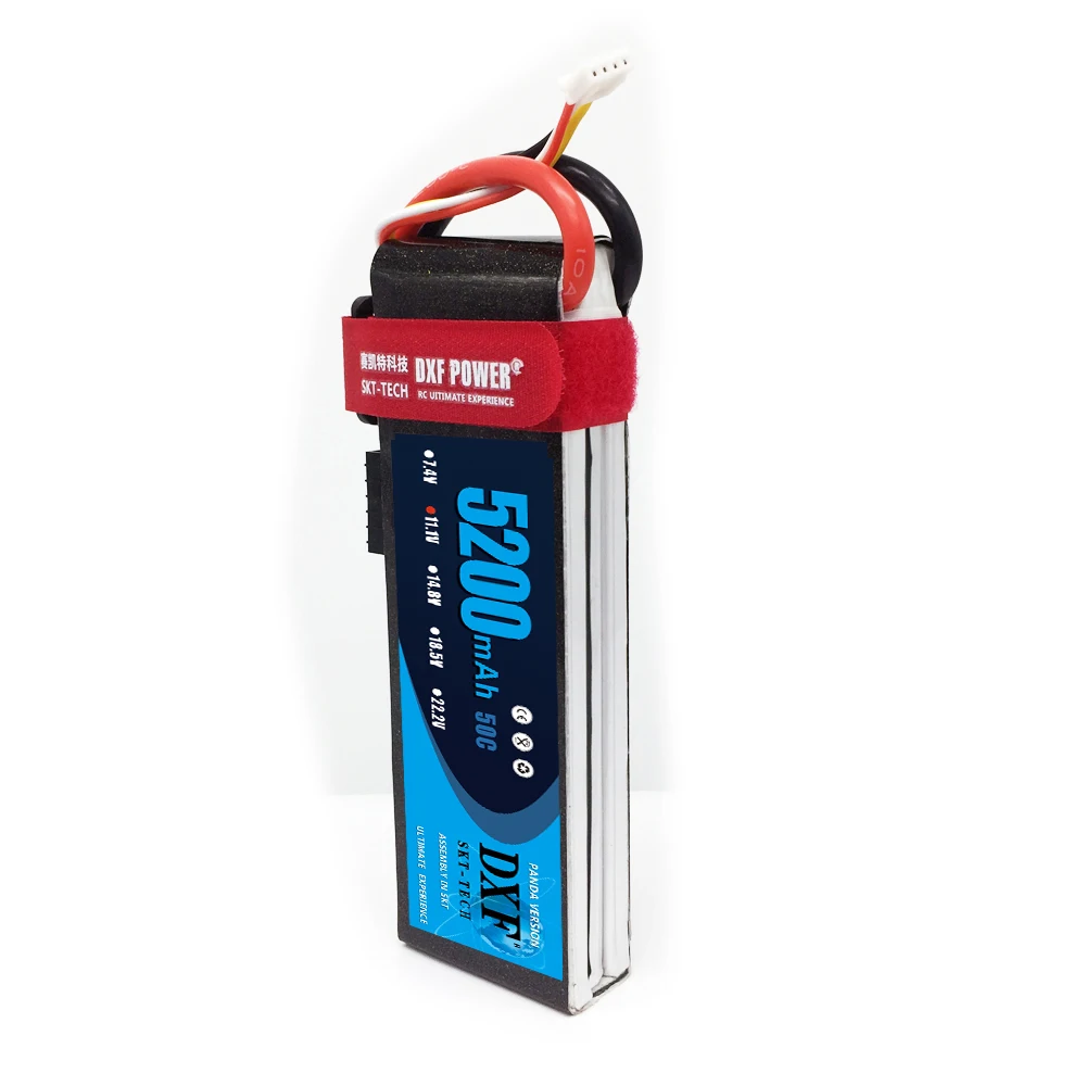 Аккумулятор DXF Lipo 3S 11 1 В 5200 мАч 50 °C макс. для лодки радиоуправляемого автомобиля