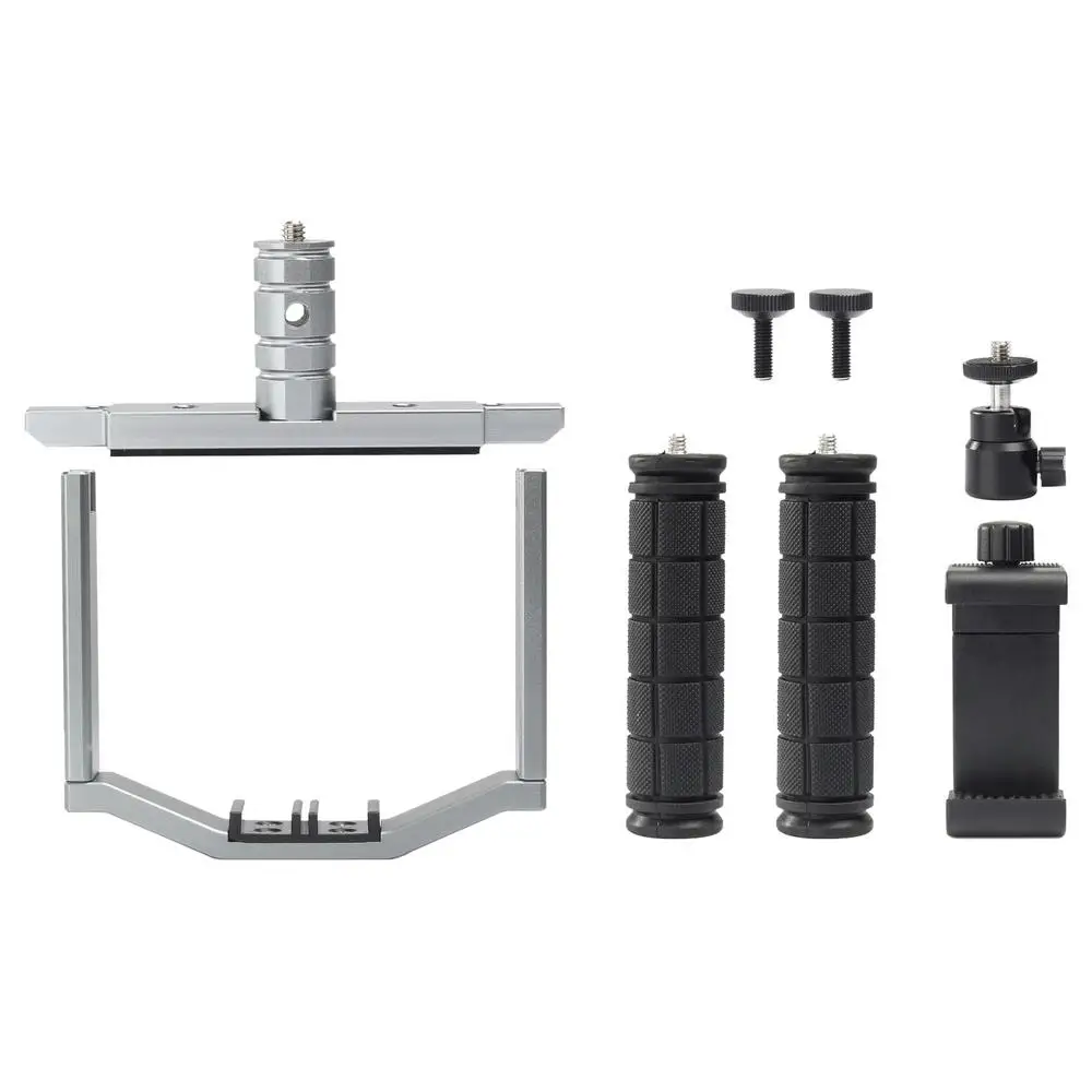 EACHSHOT Cinema Tray Metal Dual Handheld Gimbal Camera Stabilizer Bracket Kit for DJI Mavic Pro | Электроника