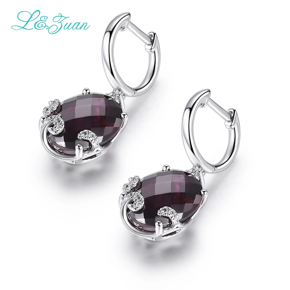2017 Limited Горячие Продажа Завод Женщины Модный L &amp цзуань 925 10.45ct Природный Гранат