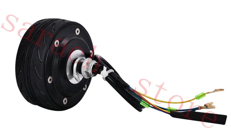 

free shippping 24V 150W 4" hub motor wheel single shaft electric wheel hub motor