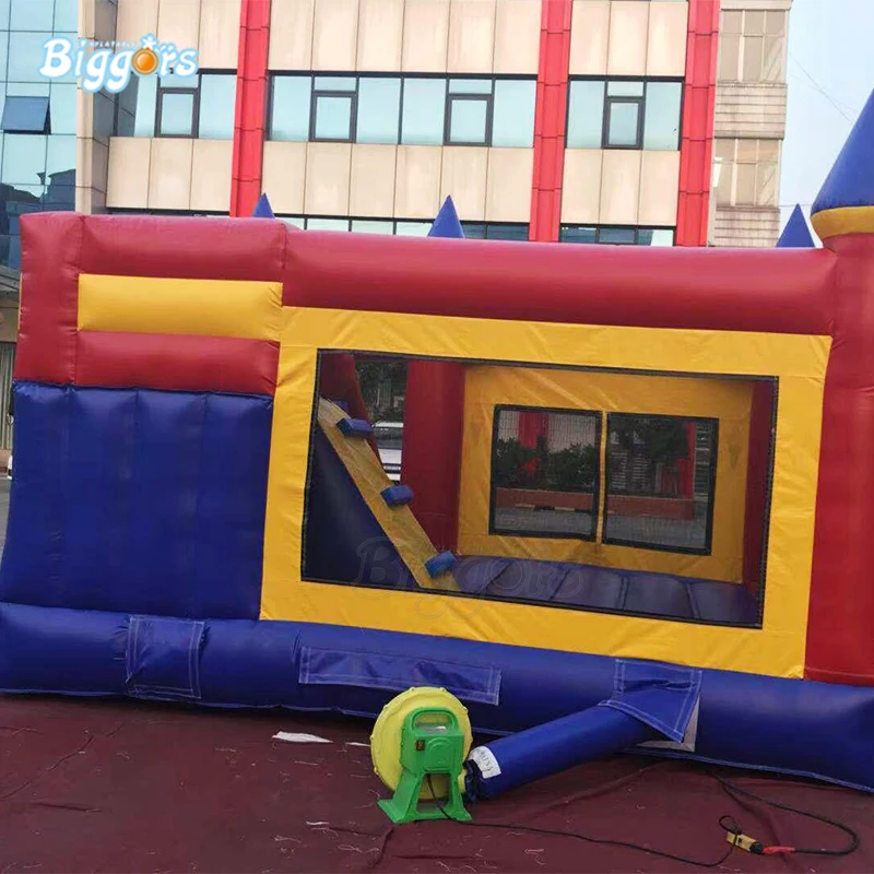 

Hot Selling Commercial Inflatable Bouncy Castle With Slide Bounce House Combo