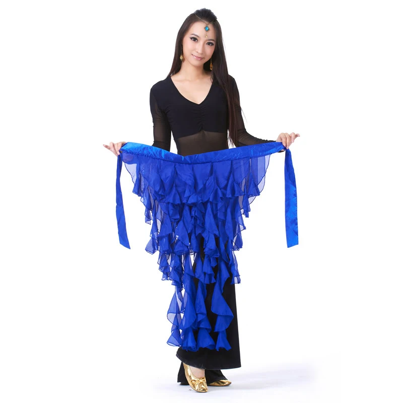 Женский шифоновый набедренный платок для танца живота с 9 хвостами от AliExpress WW