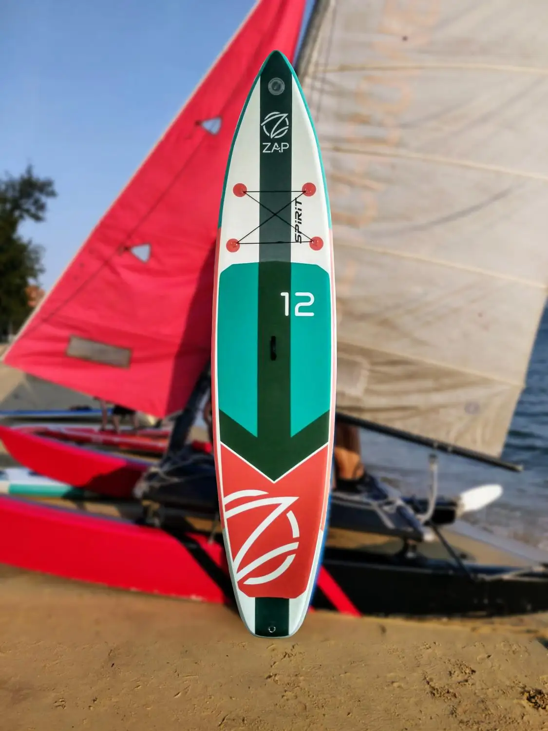 ZAP Spirit 12 iSUP надувная доска для серфинга (335x82x15 см)|Серфинг| |