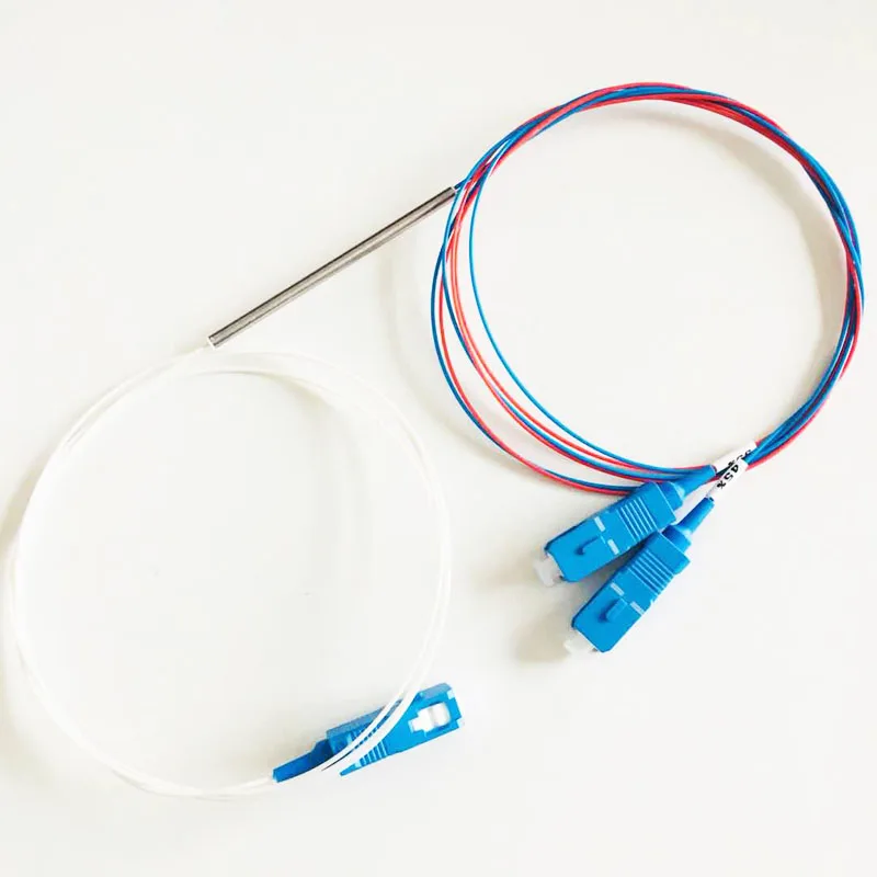 10pcs/pack fiber 1x2 SC/UPC singlemode optical FBT splitter coupler | Fiber Optic Equipment