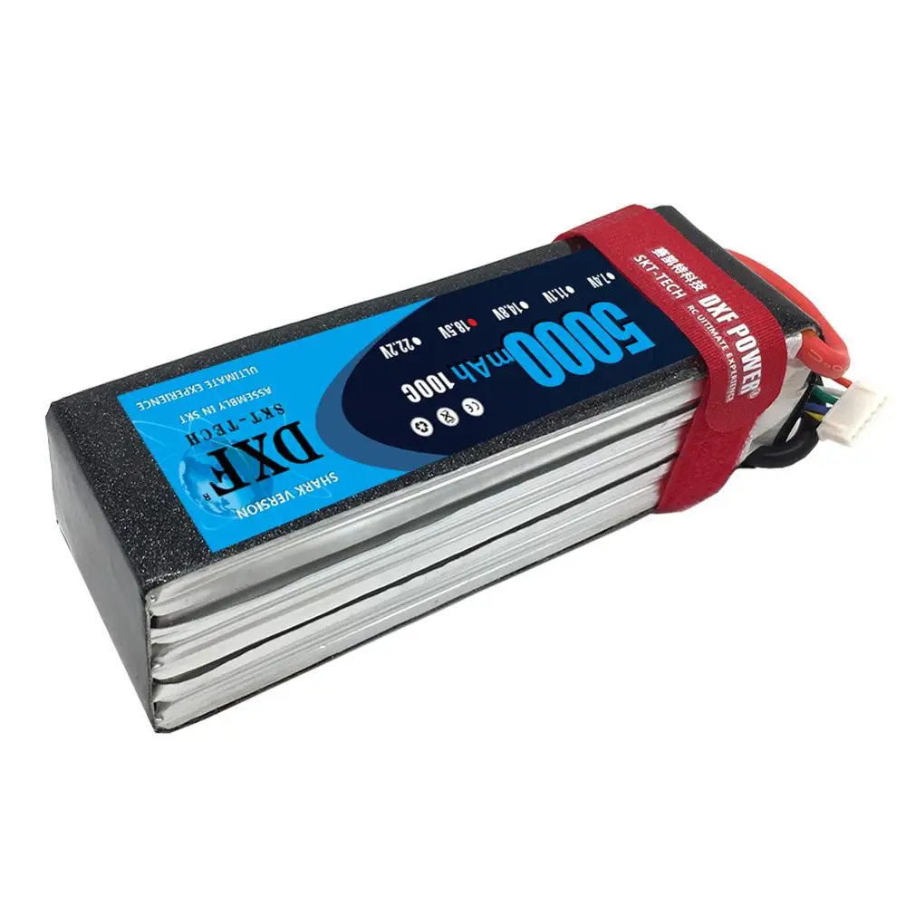 Графеновый аккумулятор DXF Lipo 5S 18 5 в 5000 мАч 100C Burst 200C XT90 XT60 T ремешок с высокой