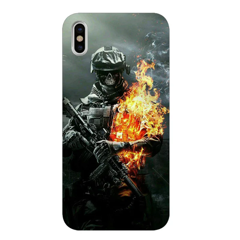 The Punisher Frank Castle Bling Popular Black Soft Tpu Case for iPhone X 8 7 6 6S Plus 5 11 11PRO MAX SE XS XR | Мобильные телефоны