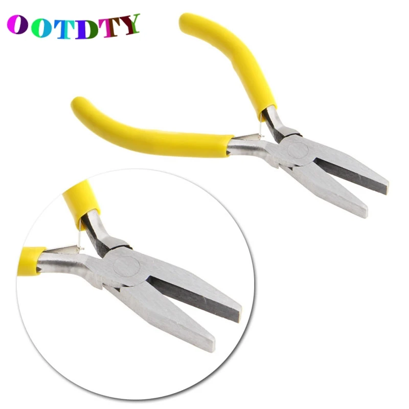 OOTDTY DIY мини плоскогубцы плоский нос Ювелирные практичные ювелирные изделия