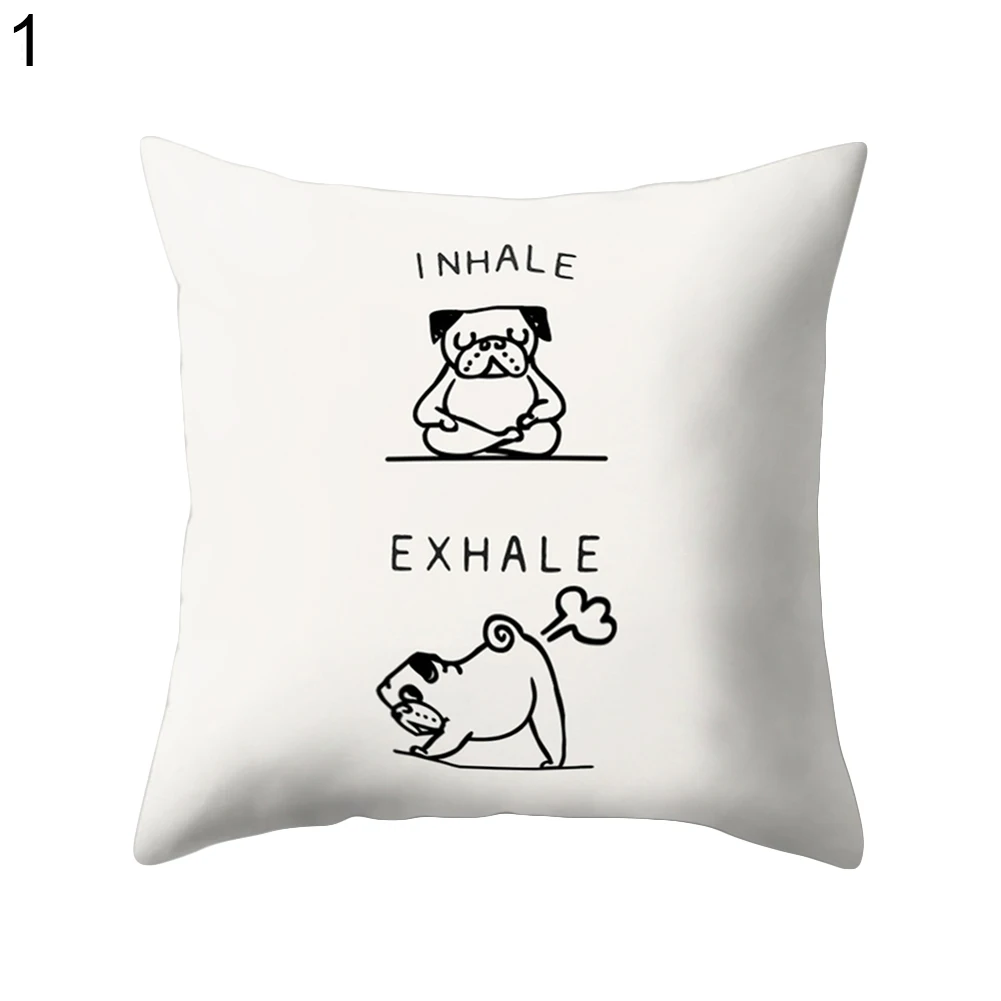 Мода Собака печати Наволочка украшения дома кровать Бросок Чехлы | Дом и сад