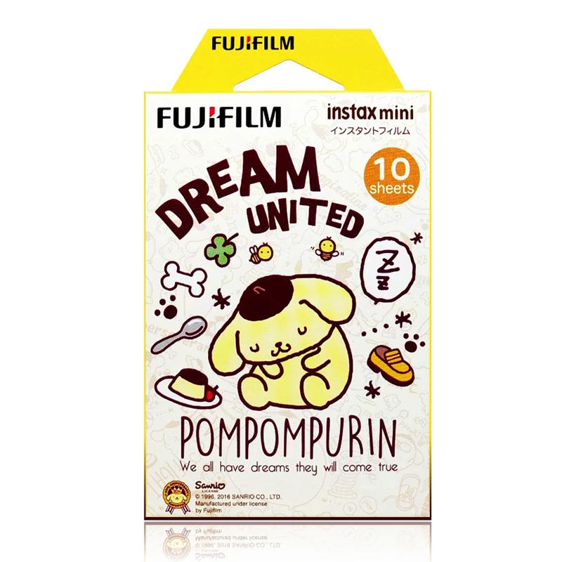 Fujifilm Instax Mini Pompompurin Instant 30 пленка для Fuji 7s 8 + 9 25 50s 70 90 300 SP 1 2 принтера|instax mini|fujifilm instax