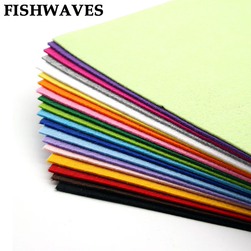 Войлочная ткань FISHWAVES 19 шт. 30*30 см 2 мм Высококачественная войлочная для рукоделия