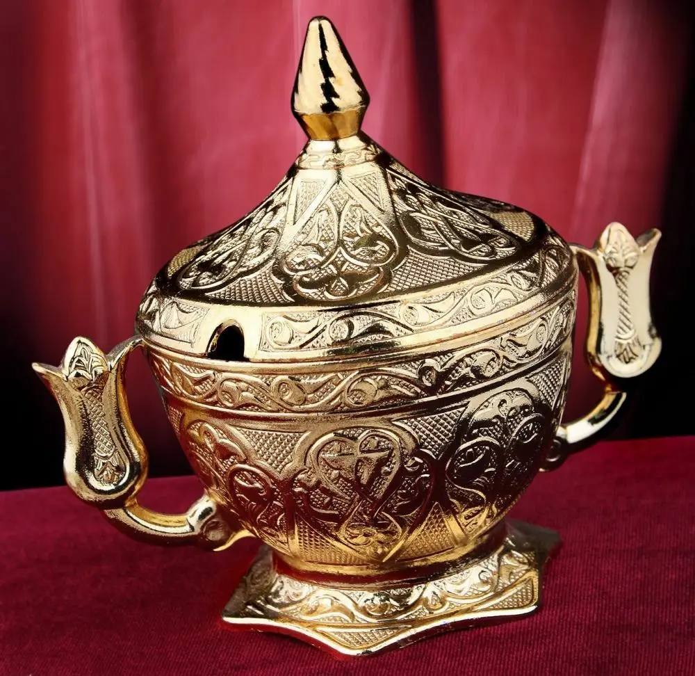 Турецкий стильный Copperplate винтажный подарок турецкий восторг сахар глубокая тарелка с ложкой