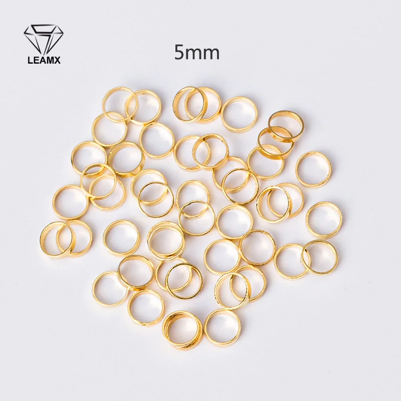 H042 LEAMX 100 шт украшения для ногтей Золото и серебро в форме сердца аксессуары для маникюра 3d металлические гвозди Подвески гвоздики со стразами DIY - Цвет: H042