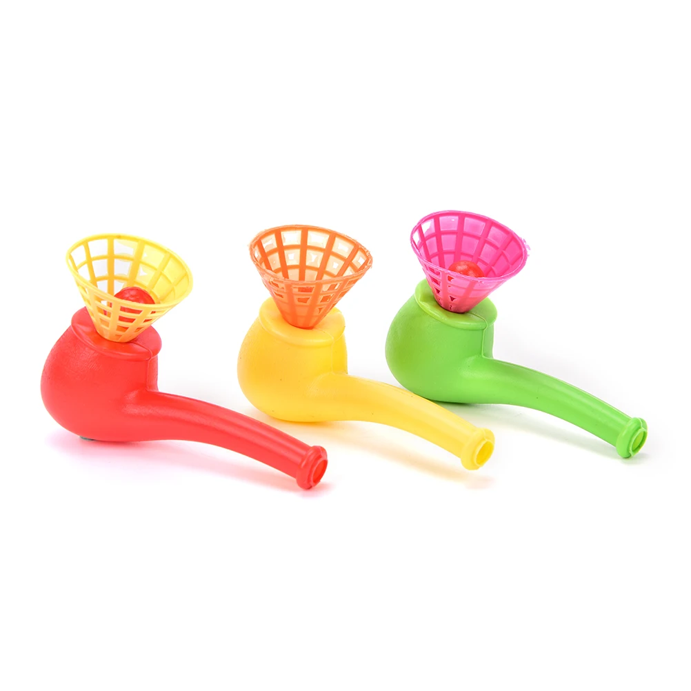 

10pc Blow Pipe & Balls - Pinata Toy Loot/Party Bag Fillers Wedding/Kid