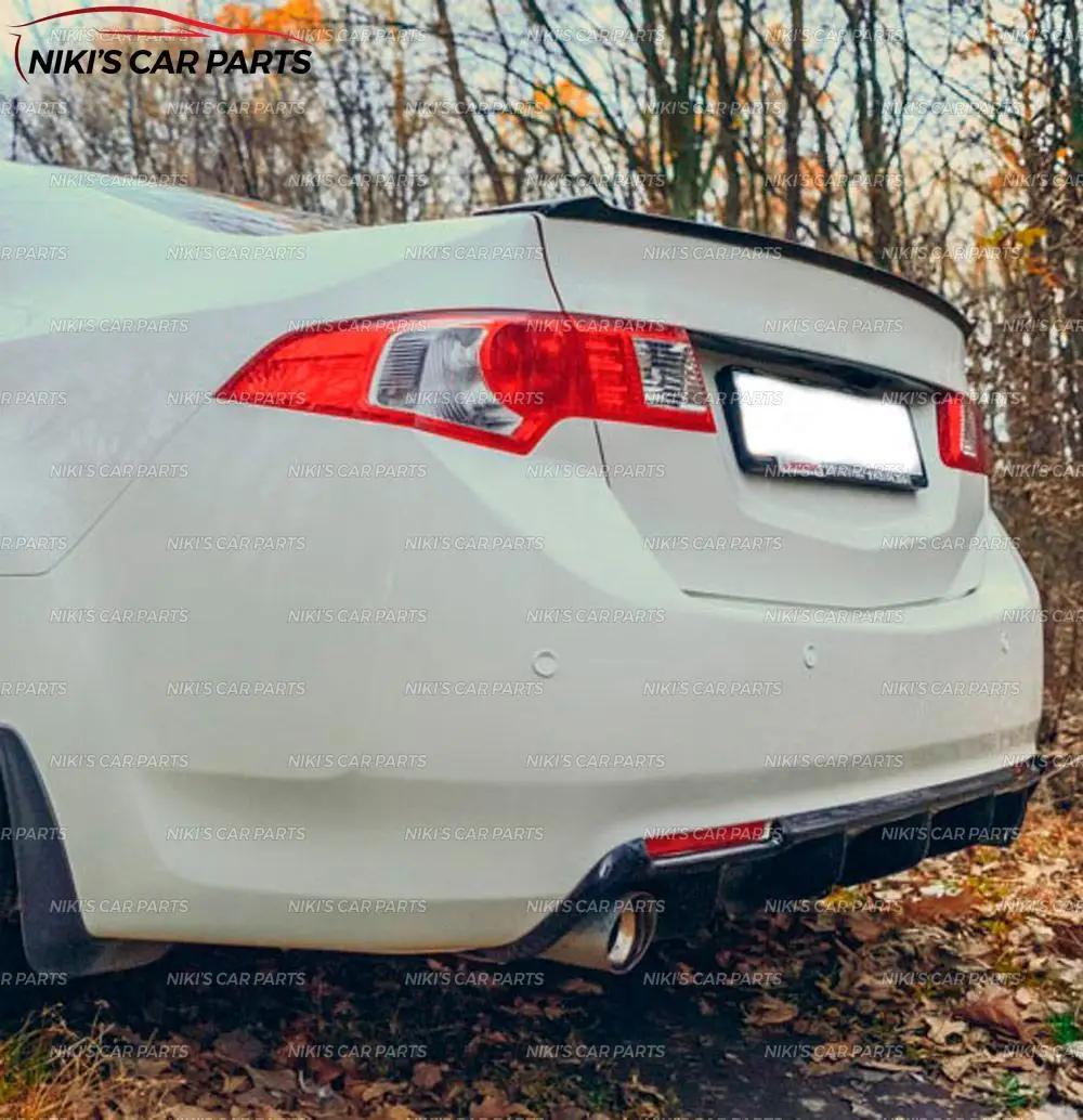 Чехол-диффузор для Honda Accord VII 2008-2012 заднего бампера ABS пластиковый комплект кузова аэродинамическая накладка украшение автомобиля Стайлинг тюнинг