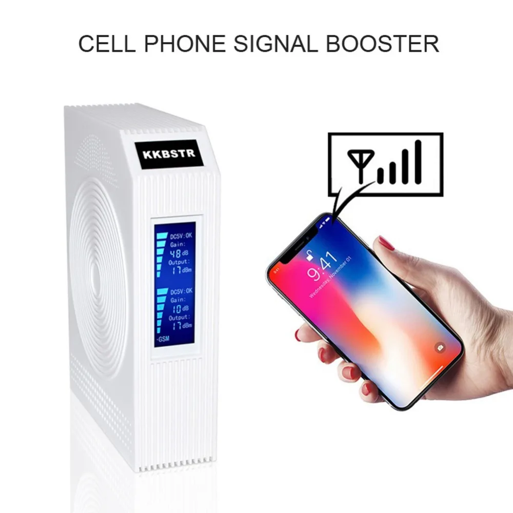 KKBSTR усилитель сигнала сотового телефона 900MHz 1800MHz домашний повторитель