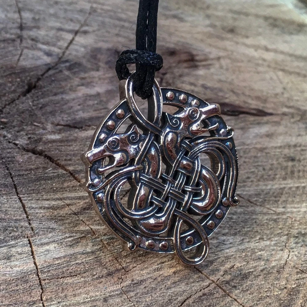 EYHIMD винтажное ожерелье с кулоном викинга скандинавский амулет|Ожерелья