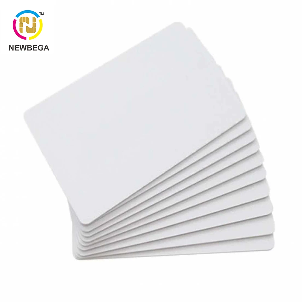 10 шт. RFID NFC карта Ntag213 HF 13 56 MHZ ПВХ простая белая для карты Zebra Evoil Datacard IDP принтер|RFID