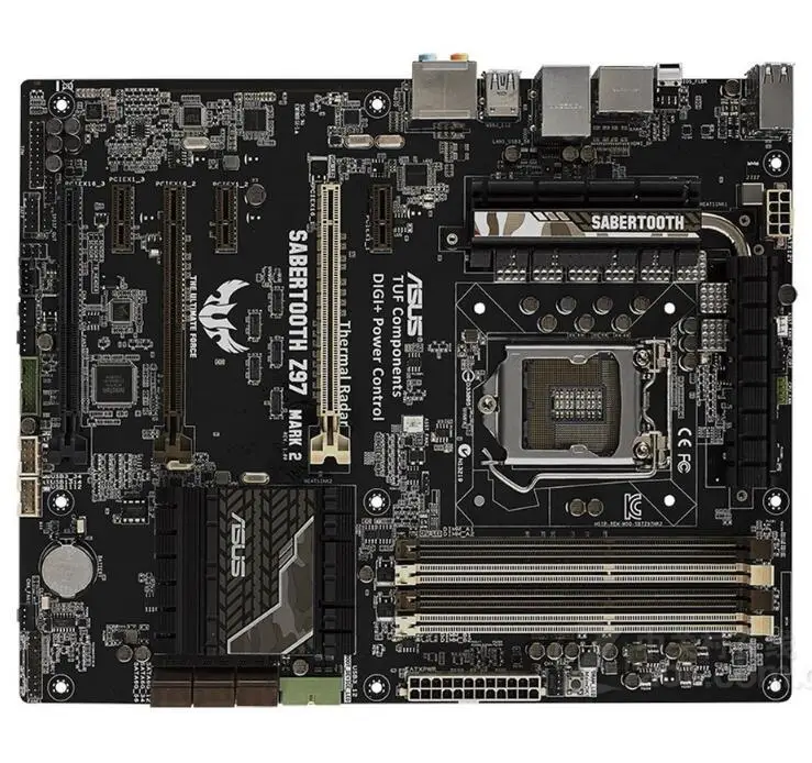 Socket LGA 1150 для ASUS SABERTOOTH Z97 MARK 2 оригинальный настольный компьютер Intel материнская