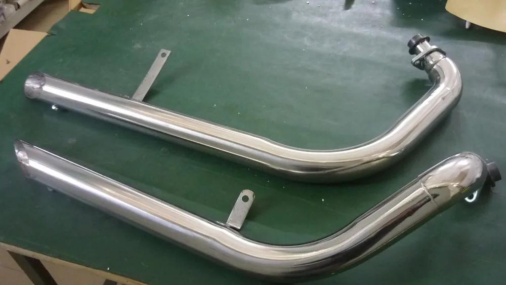 Slash Cut Drag трубы глушитель Выхлопная полная система+ глушители для Yamaha Virago XV250/V star XV 250 1988-2013 88-13