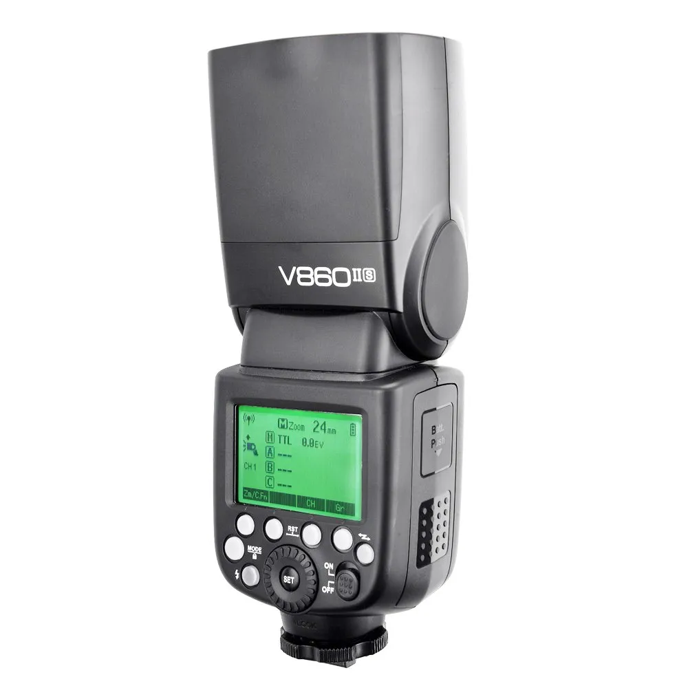 Godox Ving V860II-S литий-ионная батарея Speedlite вспышка для sony A7 A7S A7R A7R II A6000 A6300 MI Горячий башмак+ цветные фильтры+ софтбокс