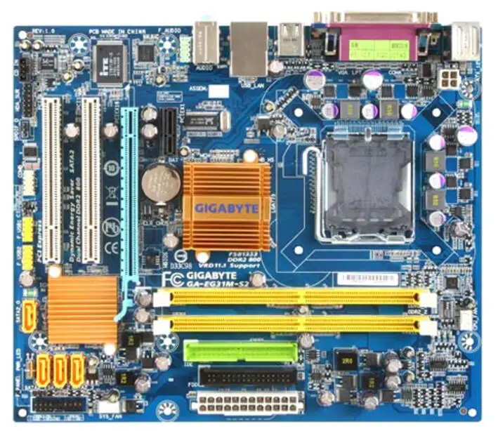 Материнская плата Gigabyte бесплатная доставка материнская для G31M DDR2 LGA775