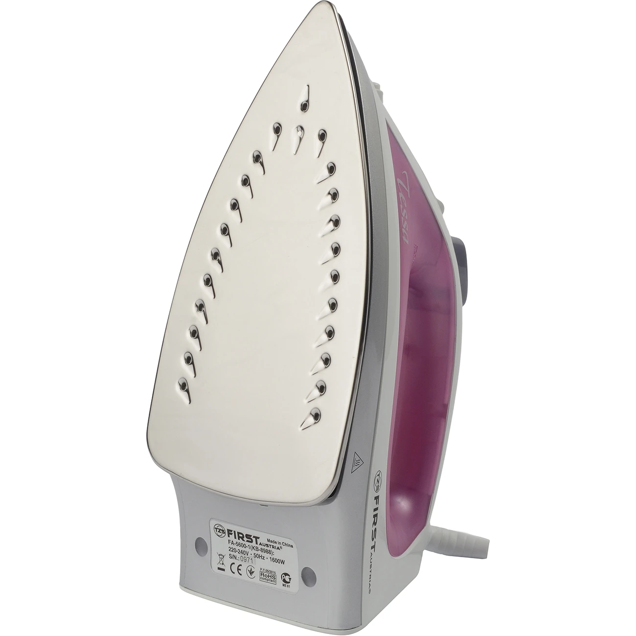 Утюг FIRST FA-5600-1 Violet (1600 Вт 180 мл фиолетовый) | Бытовая техника