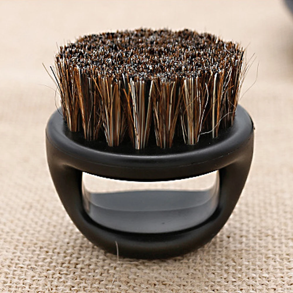 1x кольцо дизайна в виде лошади Щетинная кисть Для мужчин щетка для бритья Пластик