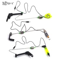 mnft 5pcs carp fishing swingers illuminated set of 3 style drop off bite indicators led fishing tackle tools