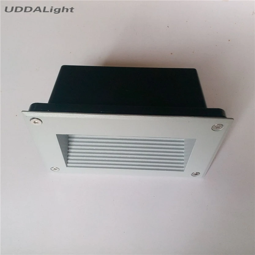 10 шт./лот утопленный наземный светильник 5 Вт 3 step light smd5730 160*100*60 мм черный/серый|ground