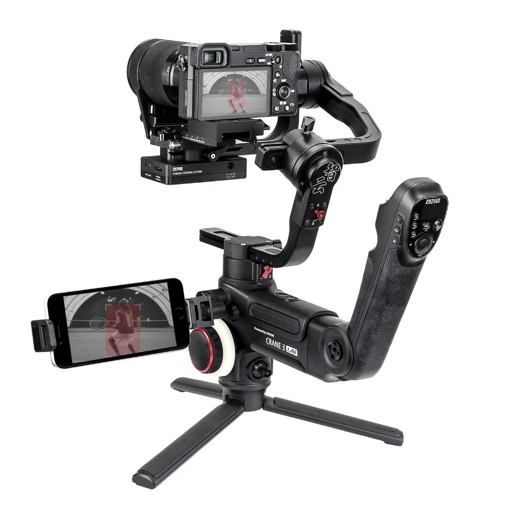 Zhiyun Crane 3 LAB 3-осевой ручной карданный стабилизатор для sony A7M3 A7R3 Canon 1DX Mark II 6D II 5D IV Panasonic GH5 GH5S