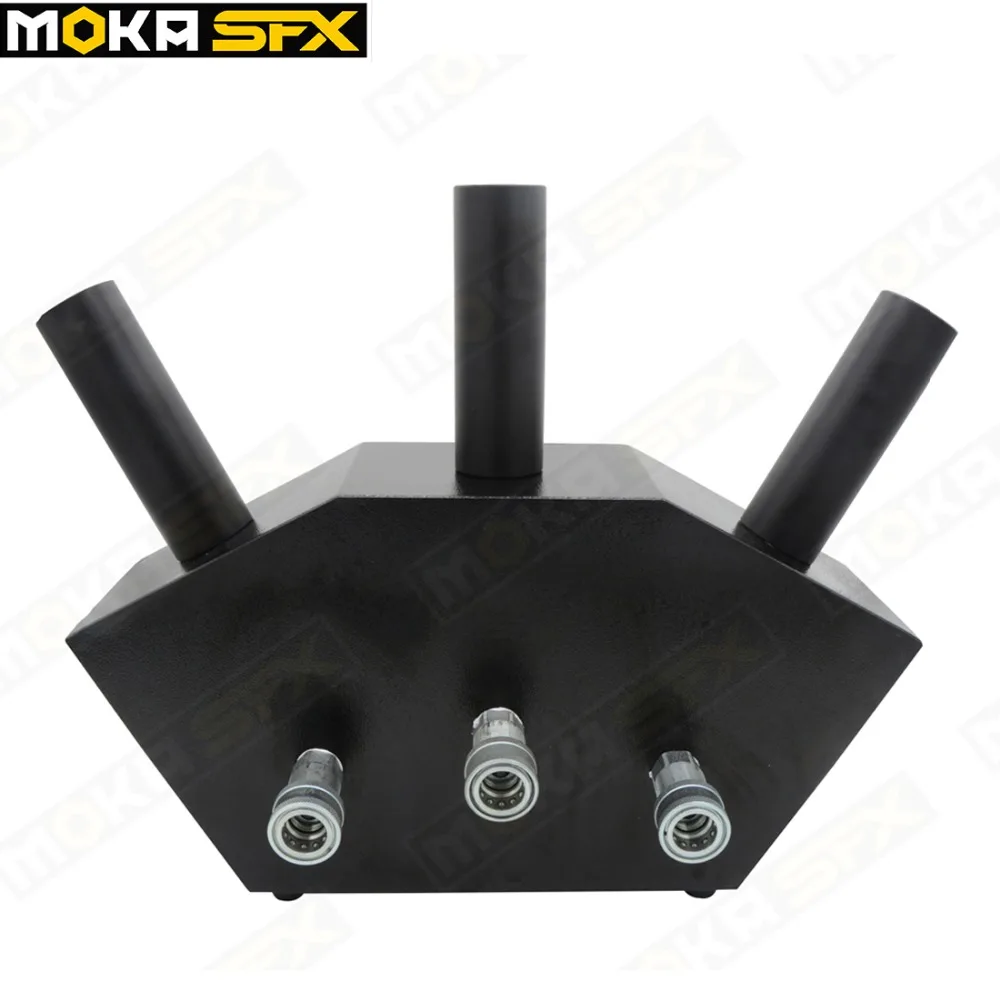 MOKA SFX 3 головки CO2 Jet Connon Водонепроницаемая плата управления DMX управление спецэффектами крио Co2 струйная противотуманная машина для DJ вечерние сцены