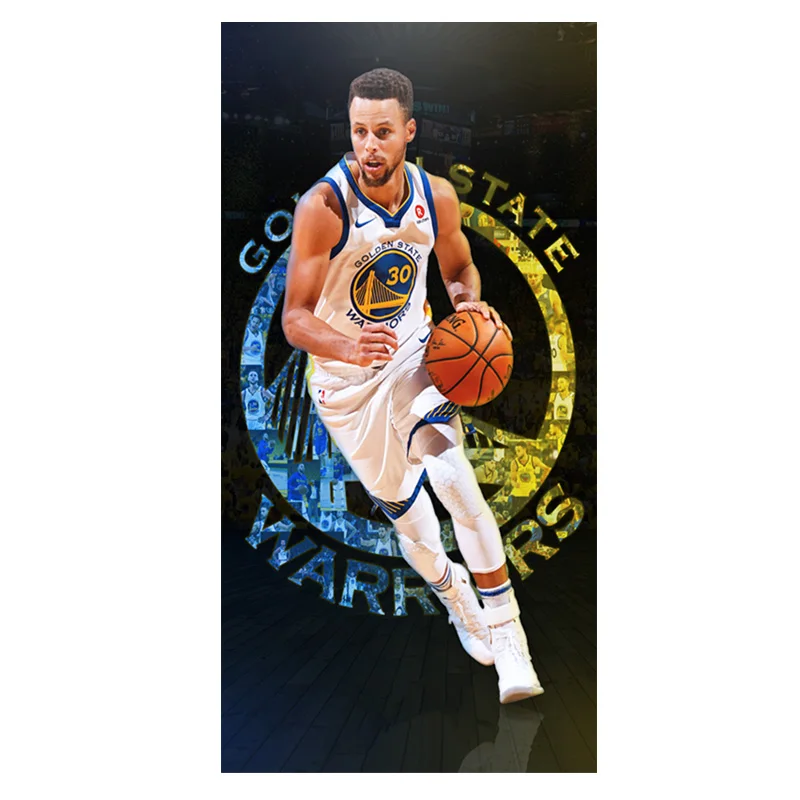 Крутое мужское спортивное полотенце из микрофибры Стивен Карри для спортзала