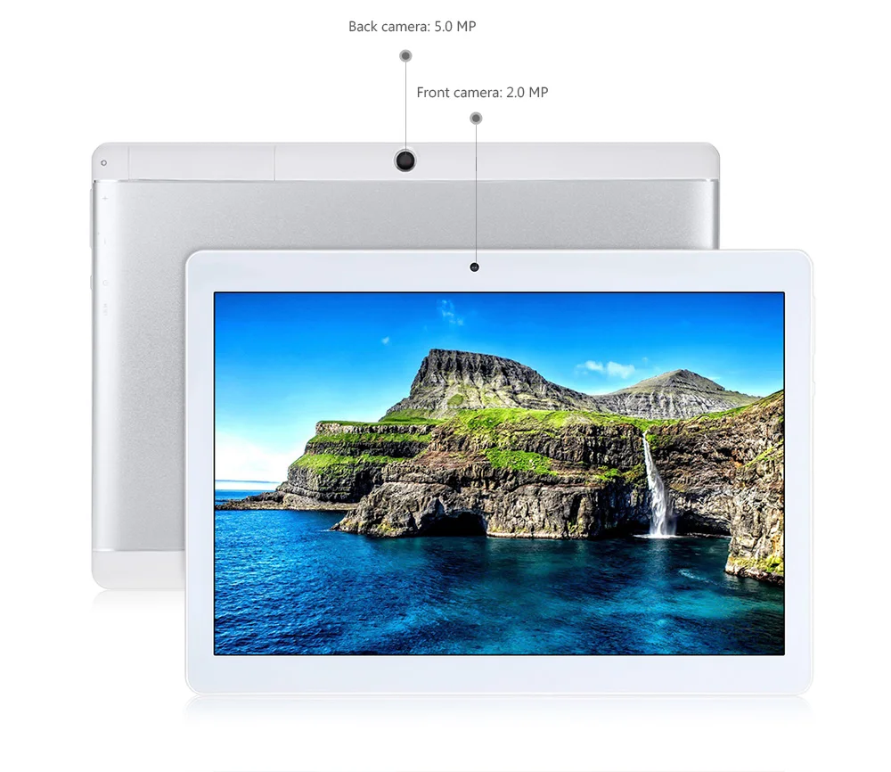 Teclast X10 четырехъядерный процессор 10,1 дюймов HD 3g Phablet Android 6,0 MT6580 1. 3g Гц 1 ГБ ОЗУ 16 Гб ПЗУ OTG 5.0MP Bluetooth 4,0 металлический планшетный ПК